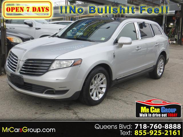 Silver 2019 Lincoln MKT Livery Fleet AWD SUV / Crossover All-Wheel Drive Automatic