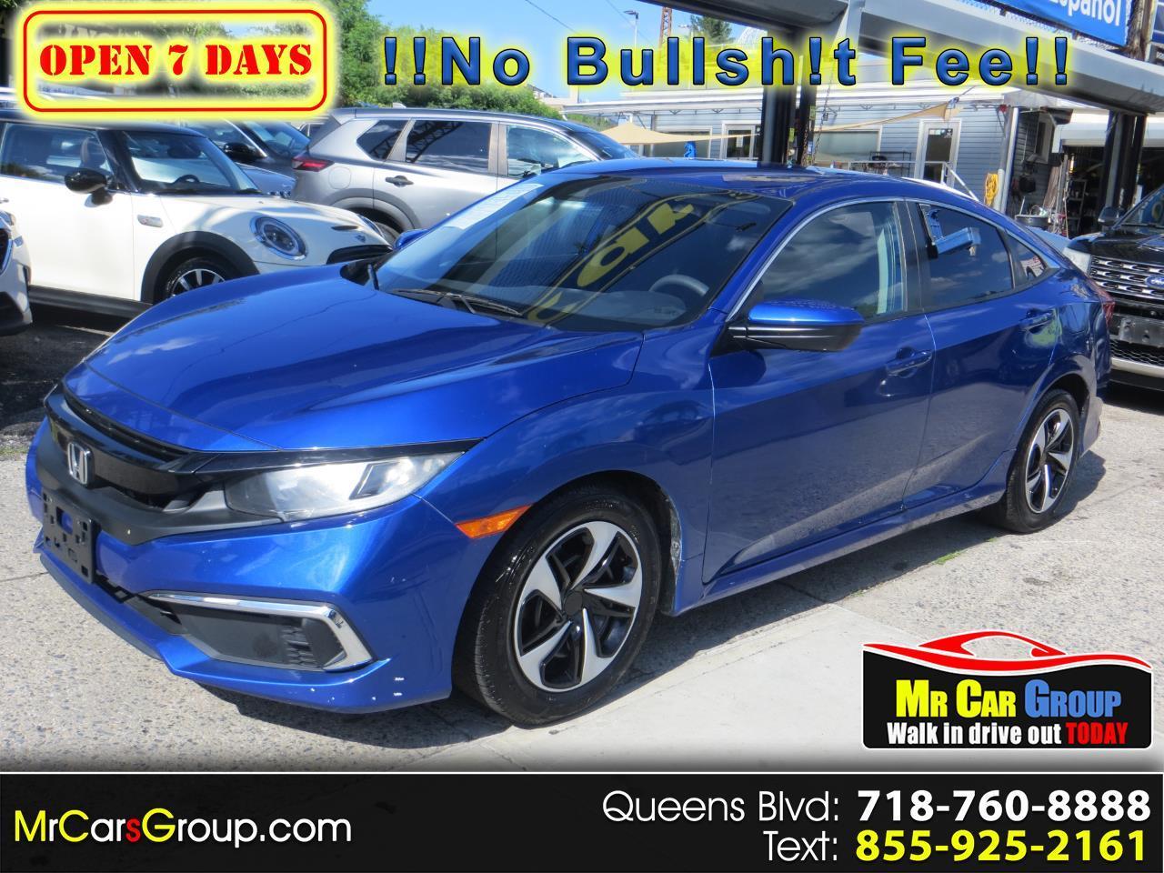 2020 Honda Civic LX Honda Sensing Sedan CVT