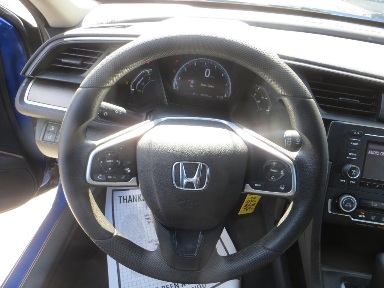Honda Civic LX Honda Sensing Sedan CVT 2020
