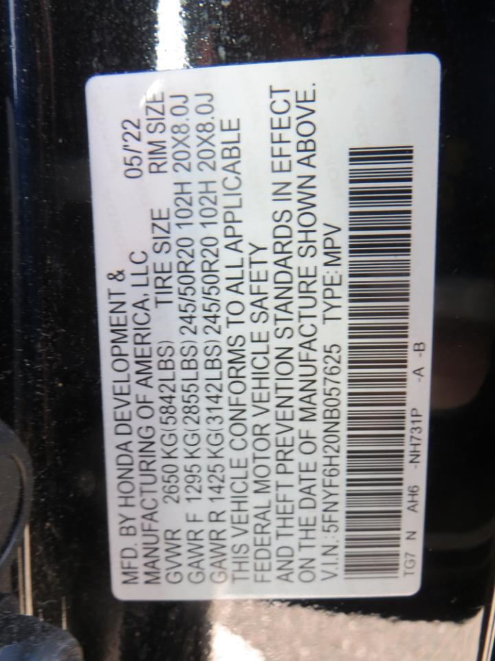 Honda Pilot SE 4WD 2022