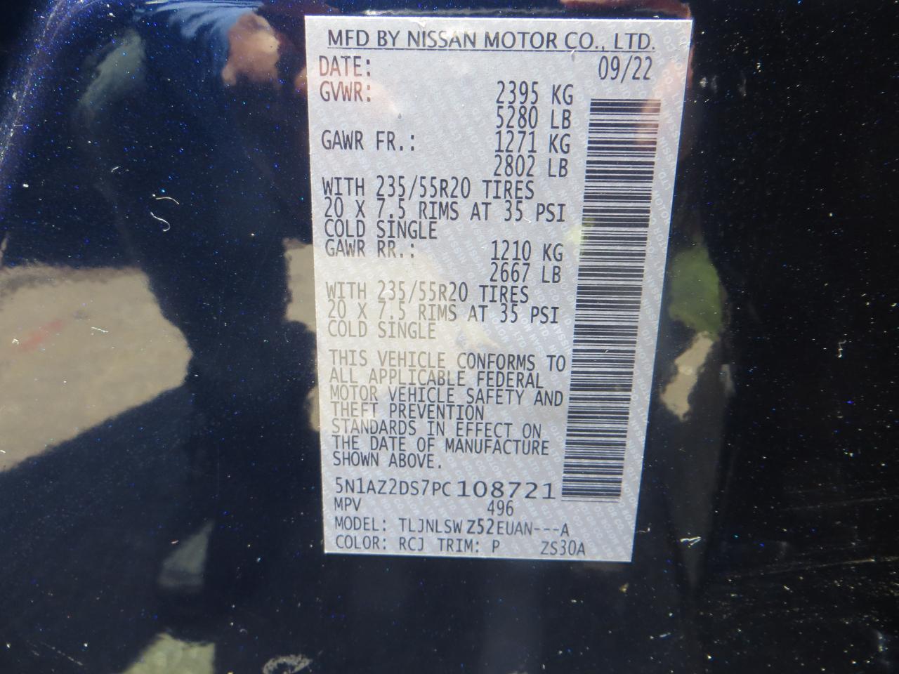 Nissan Murano Platinum AWD 2023