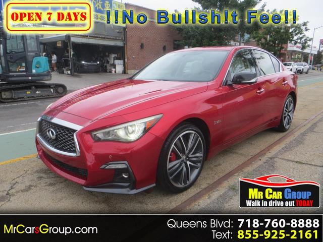 Red 2020 INFINITI Q50 Sedan All-Wheel Drive Automatic