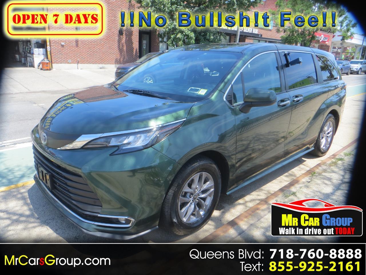 Gray 2022 Toyota Sienna Minivan All-Wheel Drive Automatic