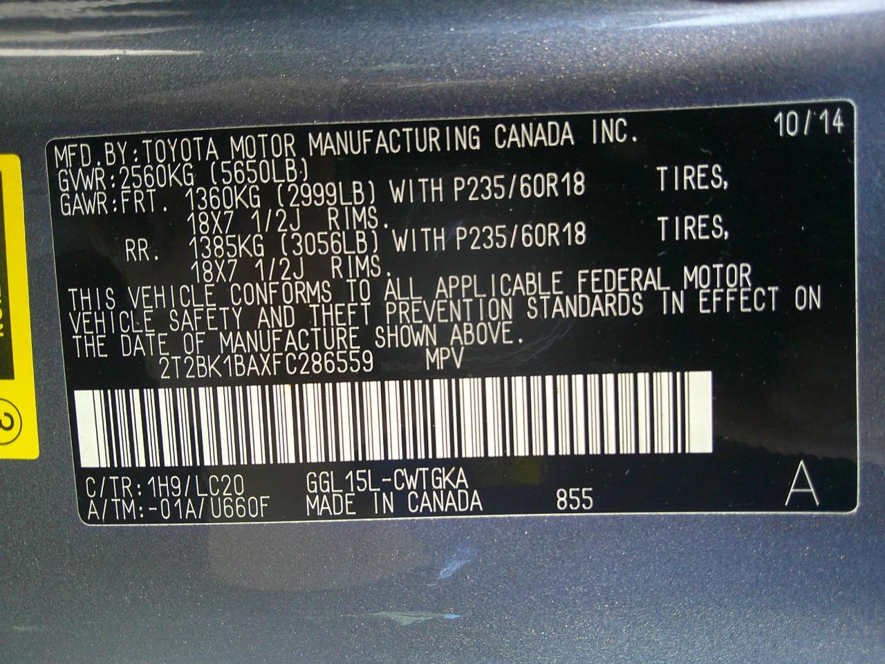 Lexus RX 350 AWD 2015