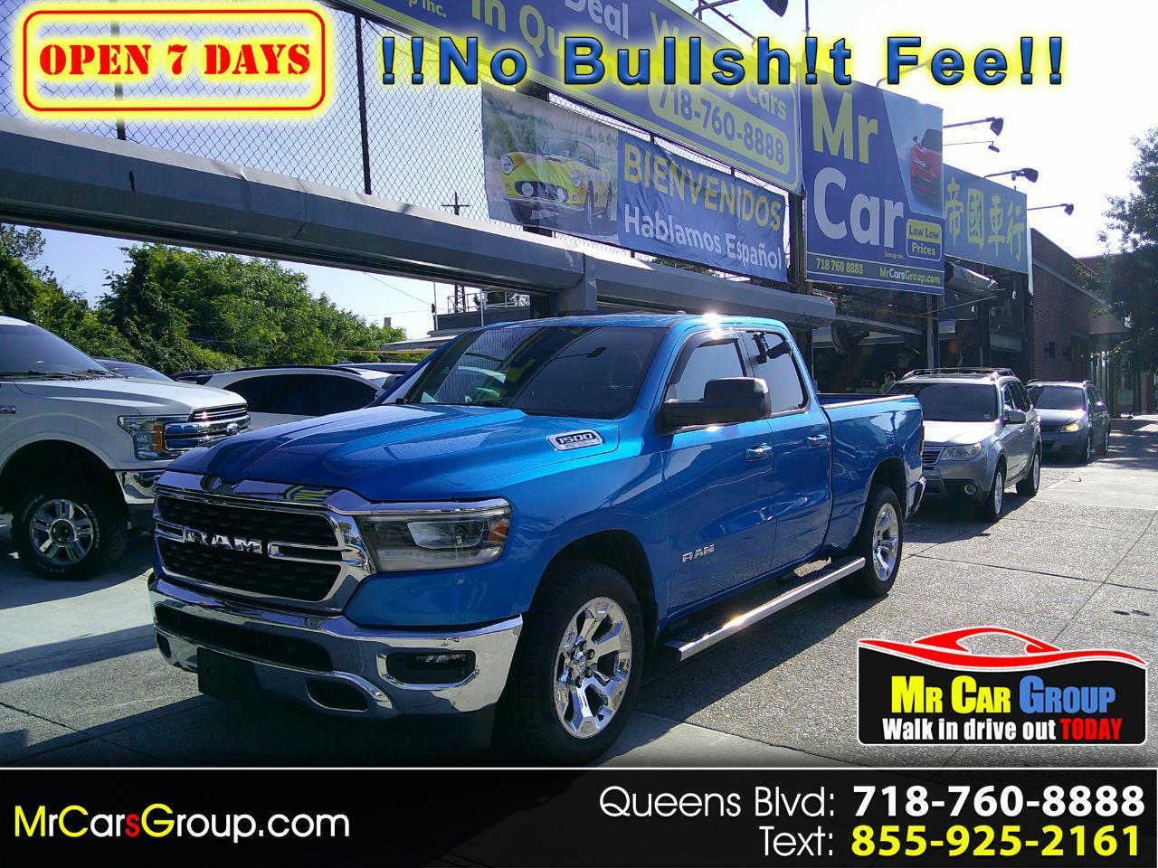 2022 RAM 1500 Big Horn Quad Cab 4WD