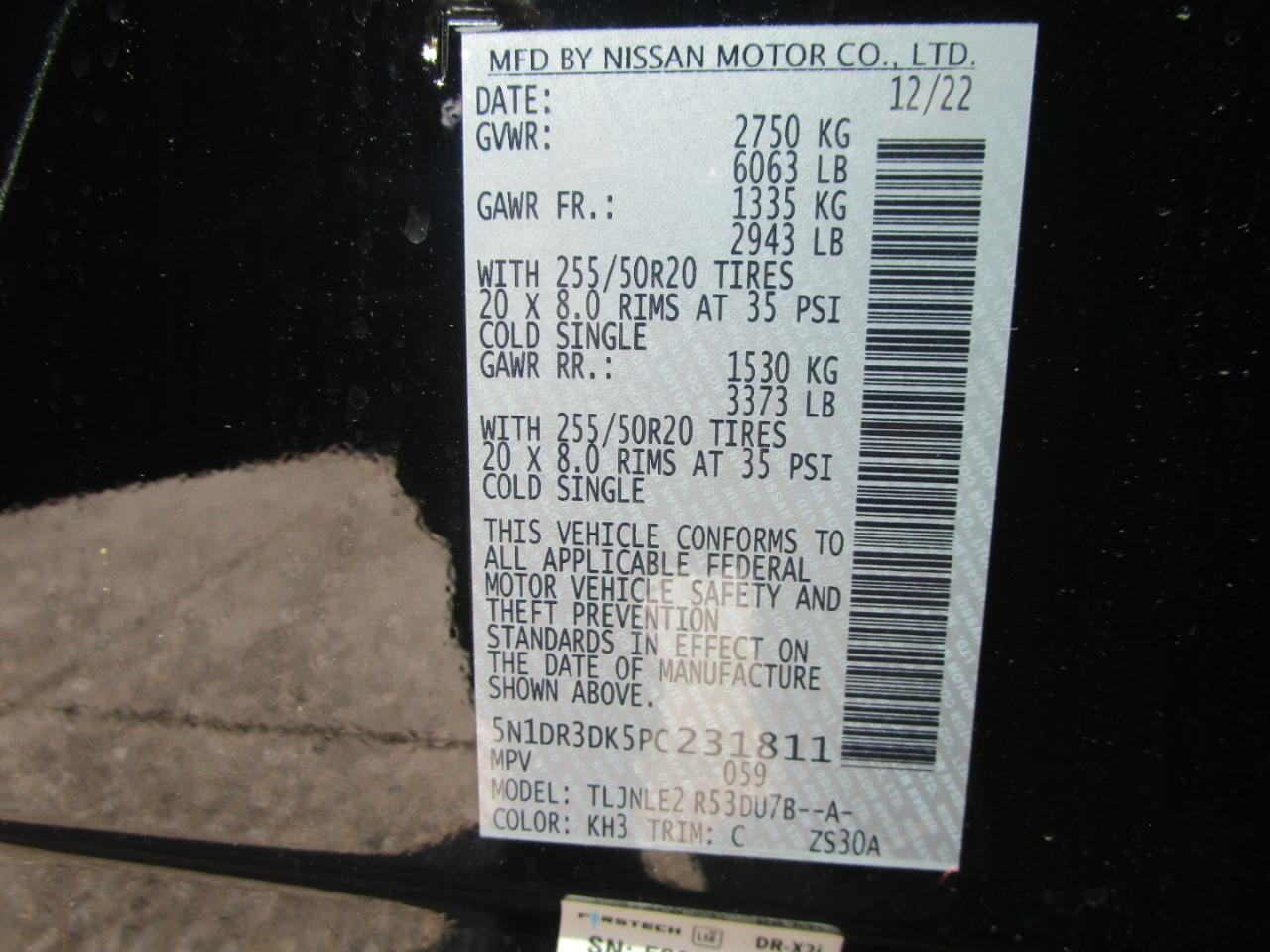 Nissan Pathfinder Platinum 4WD 2023