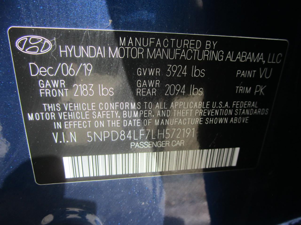 Hyundai Elantra SEL 2020