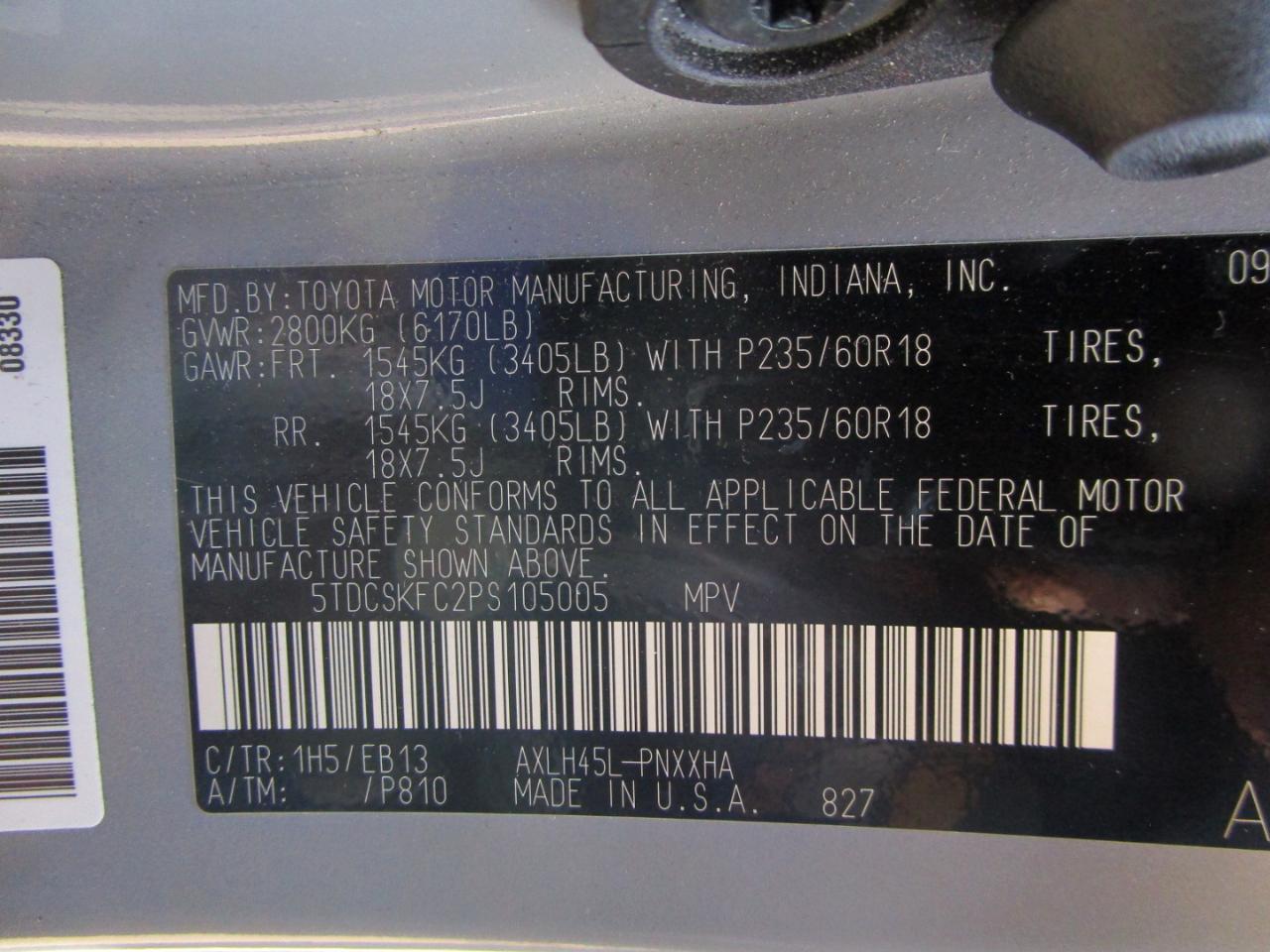 Toyota Sienna  2023