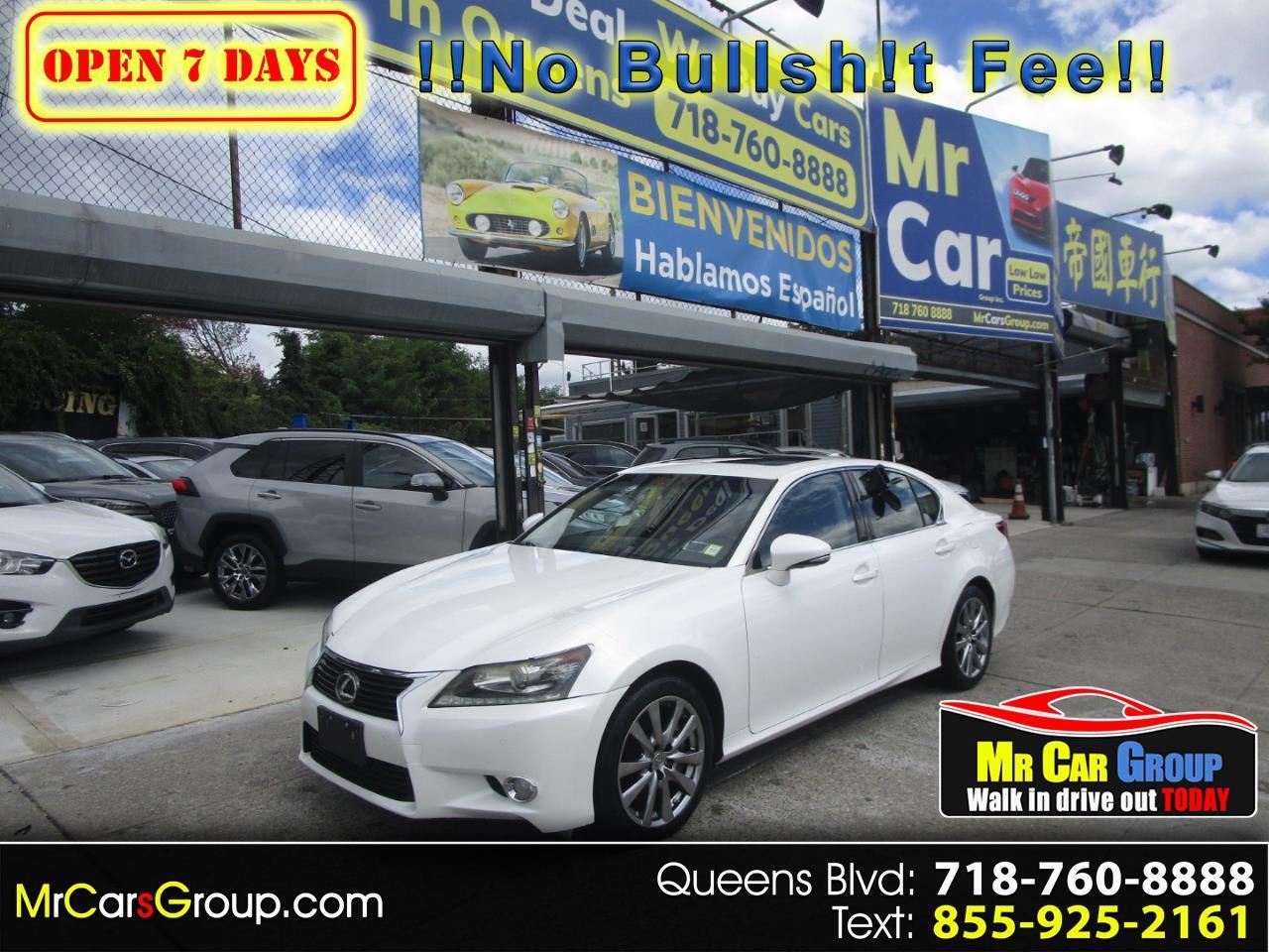 White 2015 Lexus GS Sedan All-Wheel Drive Automatic