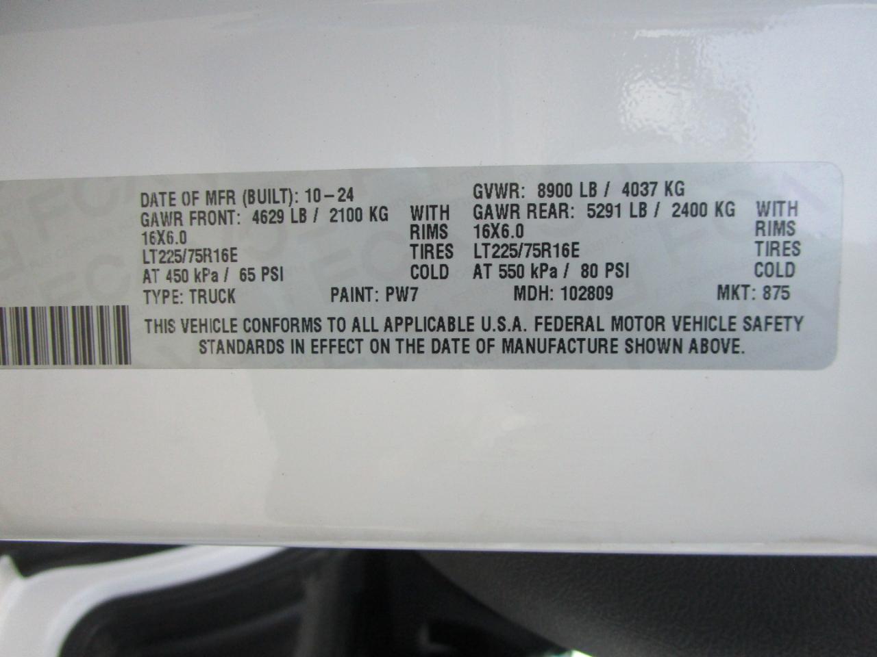 RAM Promaster 2500 Low Roof 2025