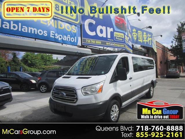White 2016 Ford Transit Passenger Van Rear-Wheel Drive Automatic