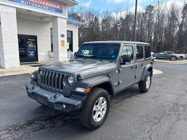 Gray 2021 Jeep Wrangler Unlimited Sport 4WD SUV / Crossover Four-Wheel Drive Automatic