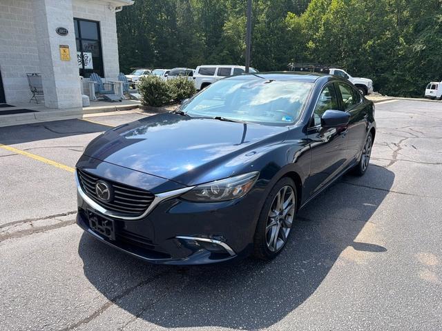 Blue 2017 Mazda MAZDA6 Sedan Front-Wheel Drive Automatic
