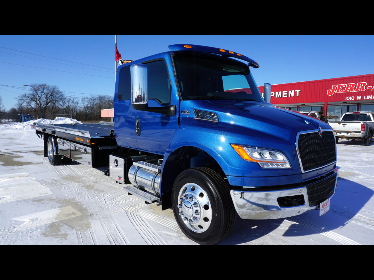 2026 International MV607 X/C JerrDan 22' XLP Side Puller AutoGrid Carrier