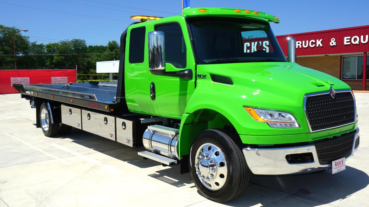 2027 International MV607 Extended Cab Jerrdan 22' XLP Steel Shark Rollback