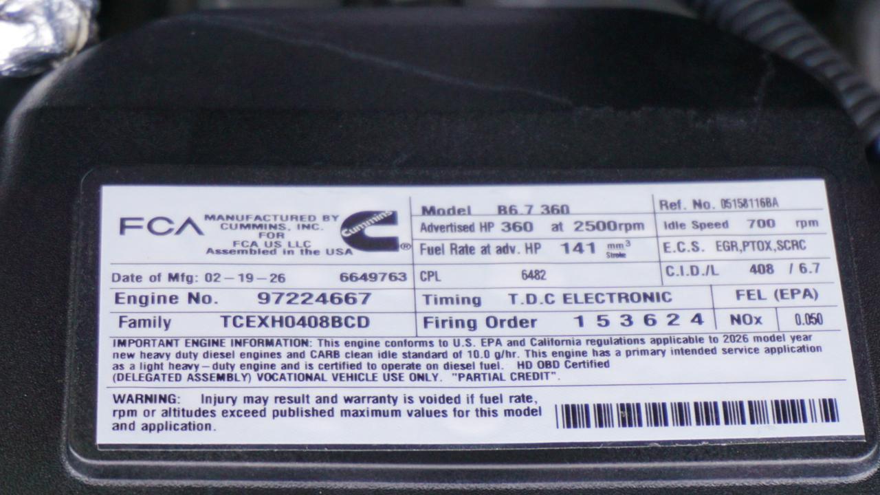 RAM 5500 Chassis  2026