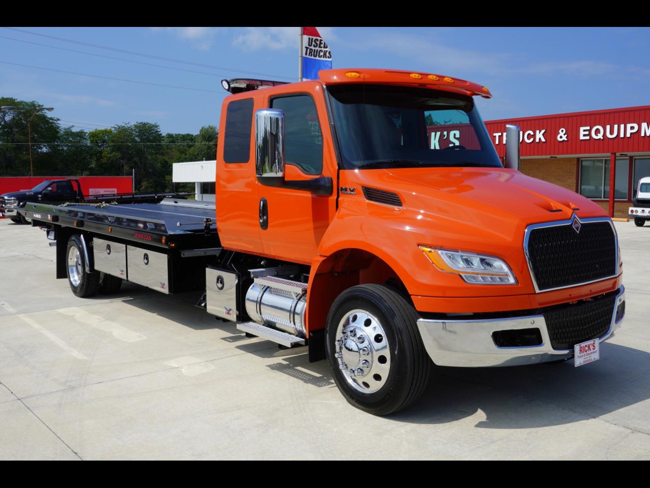 2027 International MV607 Ext Cab Jerrdan Steel SRS Rollback Wrecker
