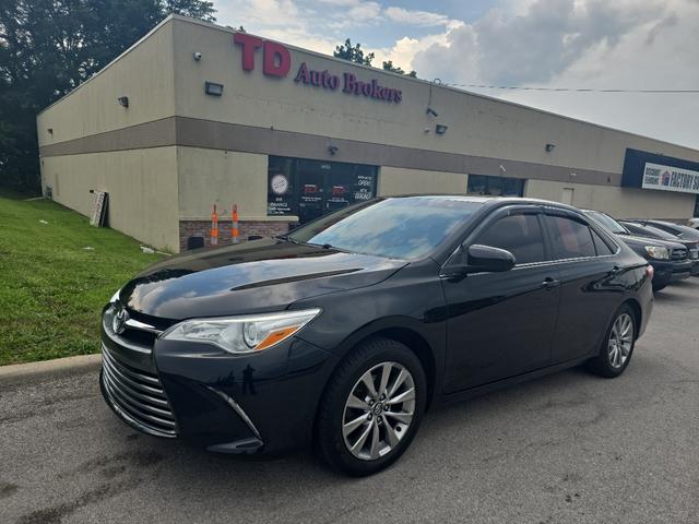Black 2016 Toyota Camry Sedan Front-Wheel Drive Automatic
