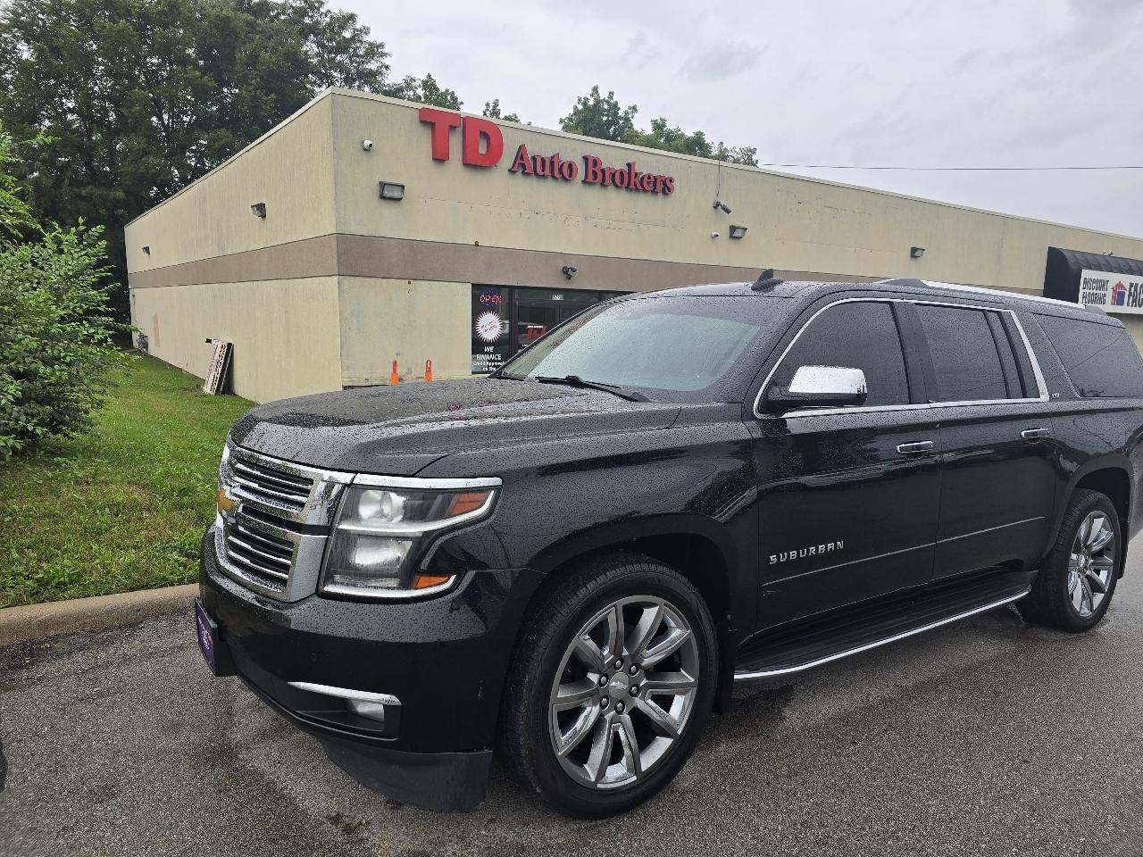 Black 2016 Chevrolet Suburban SUV / Crossover Four-Wheel Drive Automatic