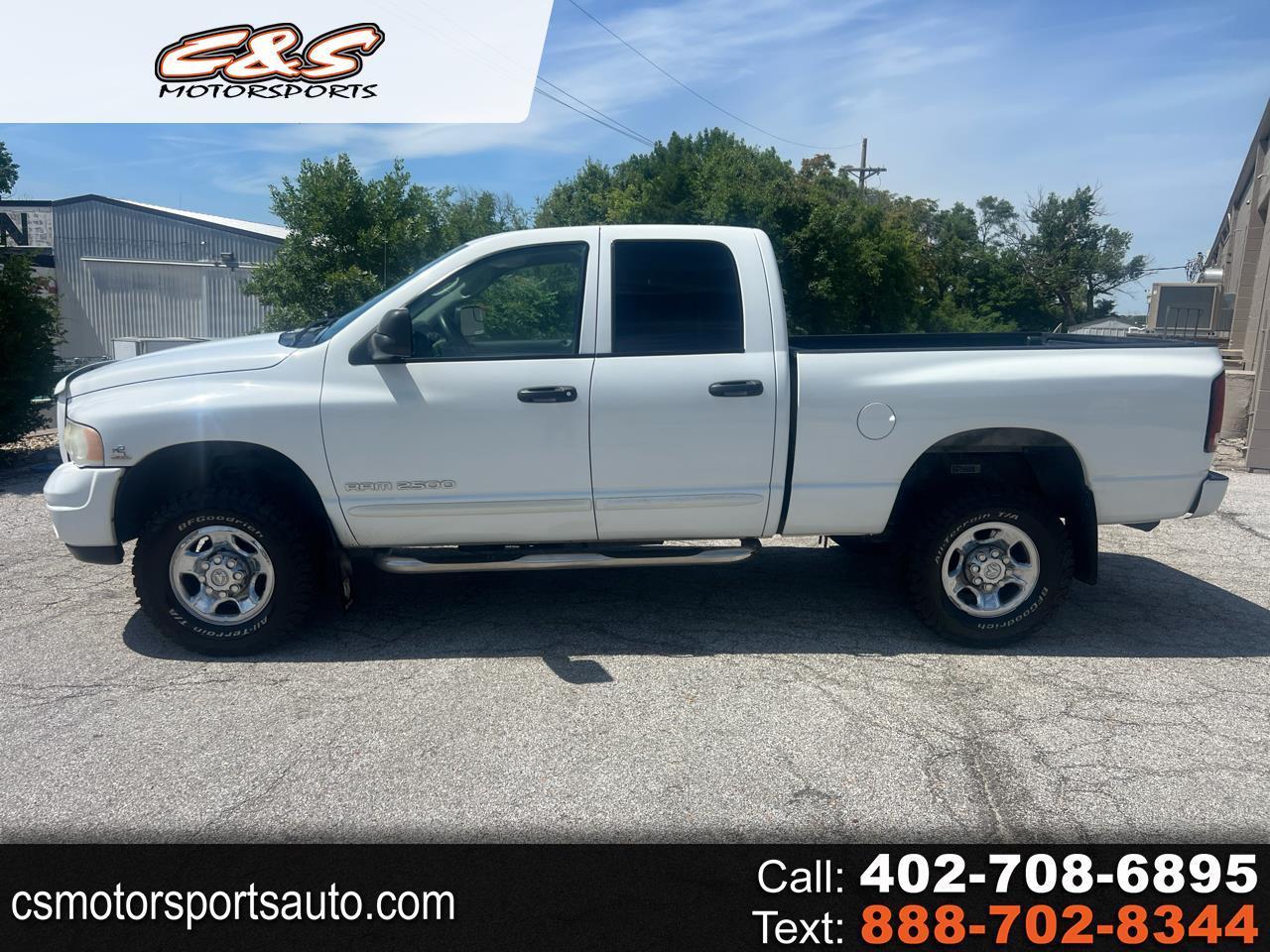 Dodge Ram 2500 4dr Quad Cab 140.5" WB 4WD SLT 2004