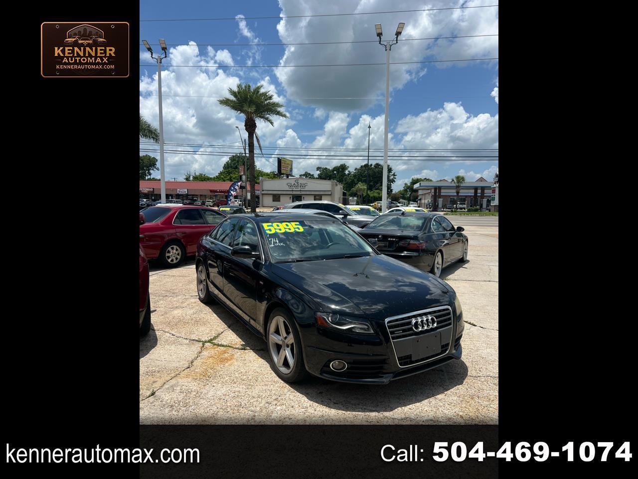 2012 Audi A4 2.0T Sedan quattro Tiptronic