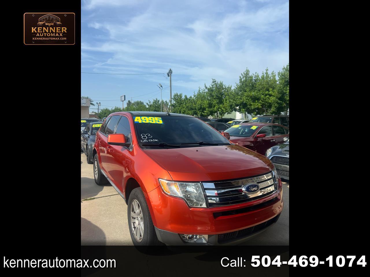 Orange 2008 Ford Edge SUV / Crossover Front-Wheel Drive 