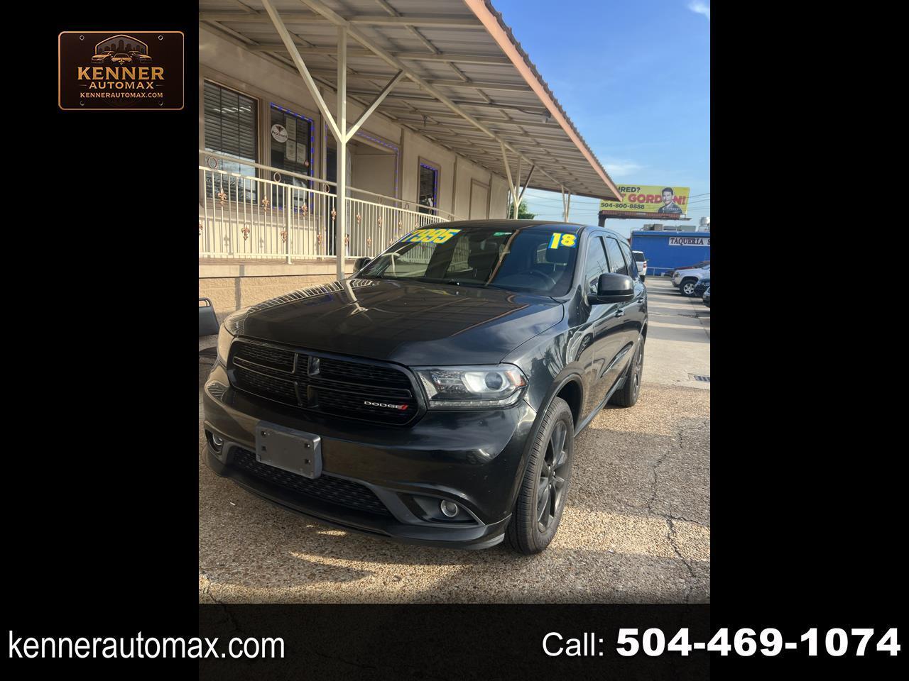 Black 2018 Dodge Durango SUV / Crossover All-Wheel Drive Automatic