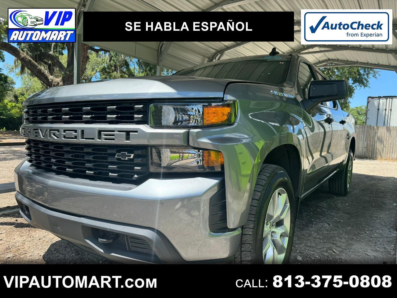2019 Chevrolet Silverado 1500 Custom Crew Cab Short Box 4WD