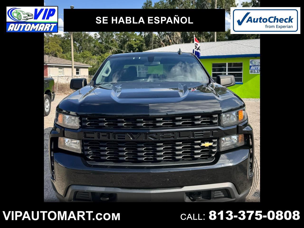 2019 Chevrolet Silverado 1500 Custom Crew Cab Short Box 4WD