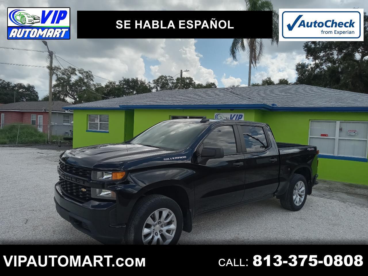 2020 Chevrolet Silverado 1500 Custom Crew Cab Long Box 4WD