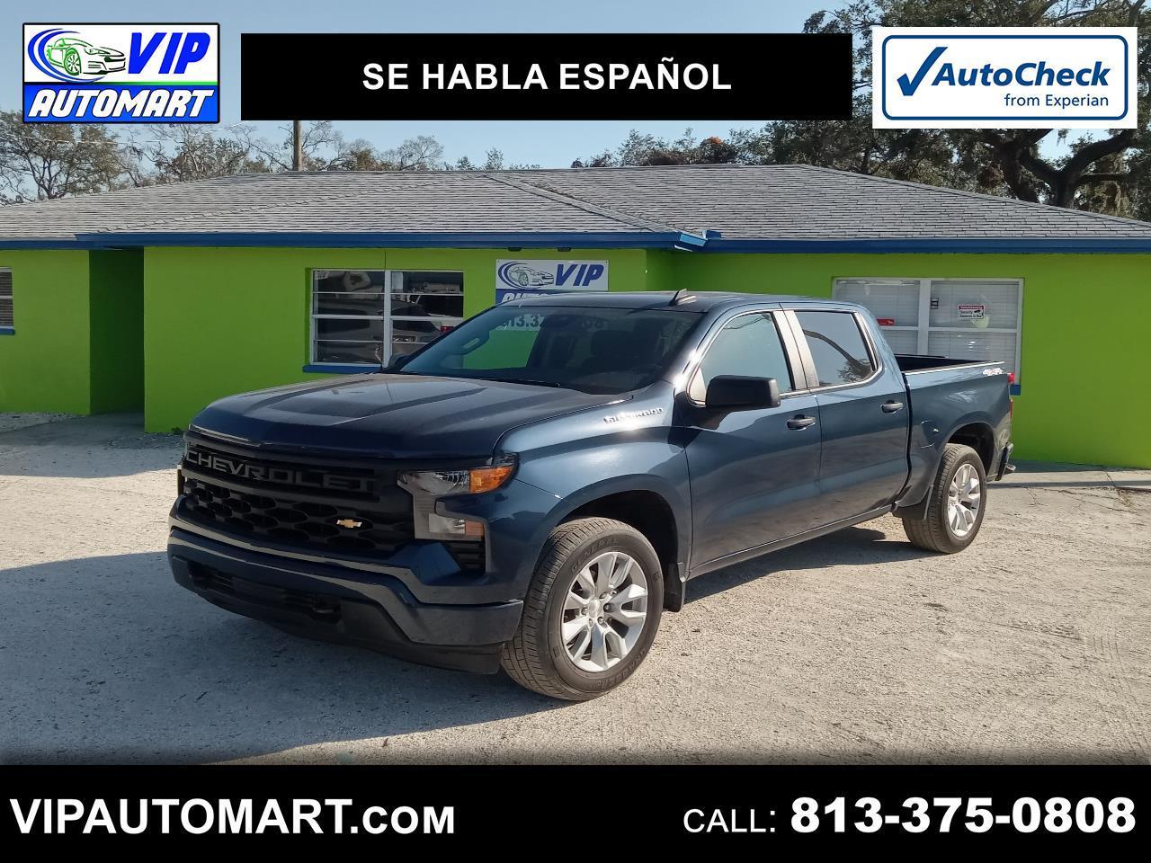 2022 Chevrolet Silverado 1500 Custom Crew Cab 4WD