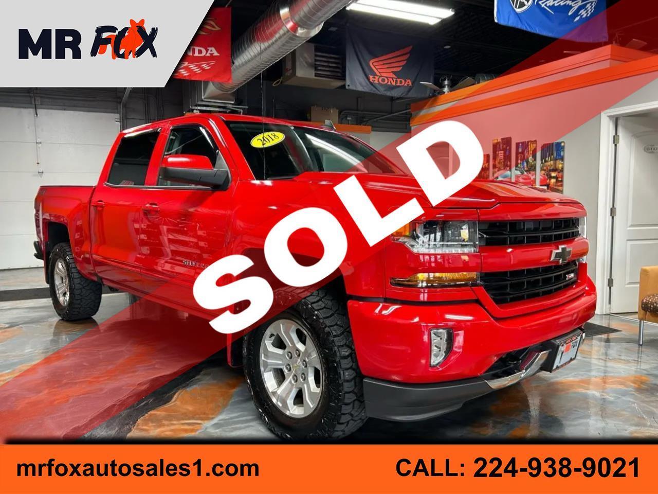 2018 Chevrolet Silverado 1500 LT Crew Cab 4WD