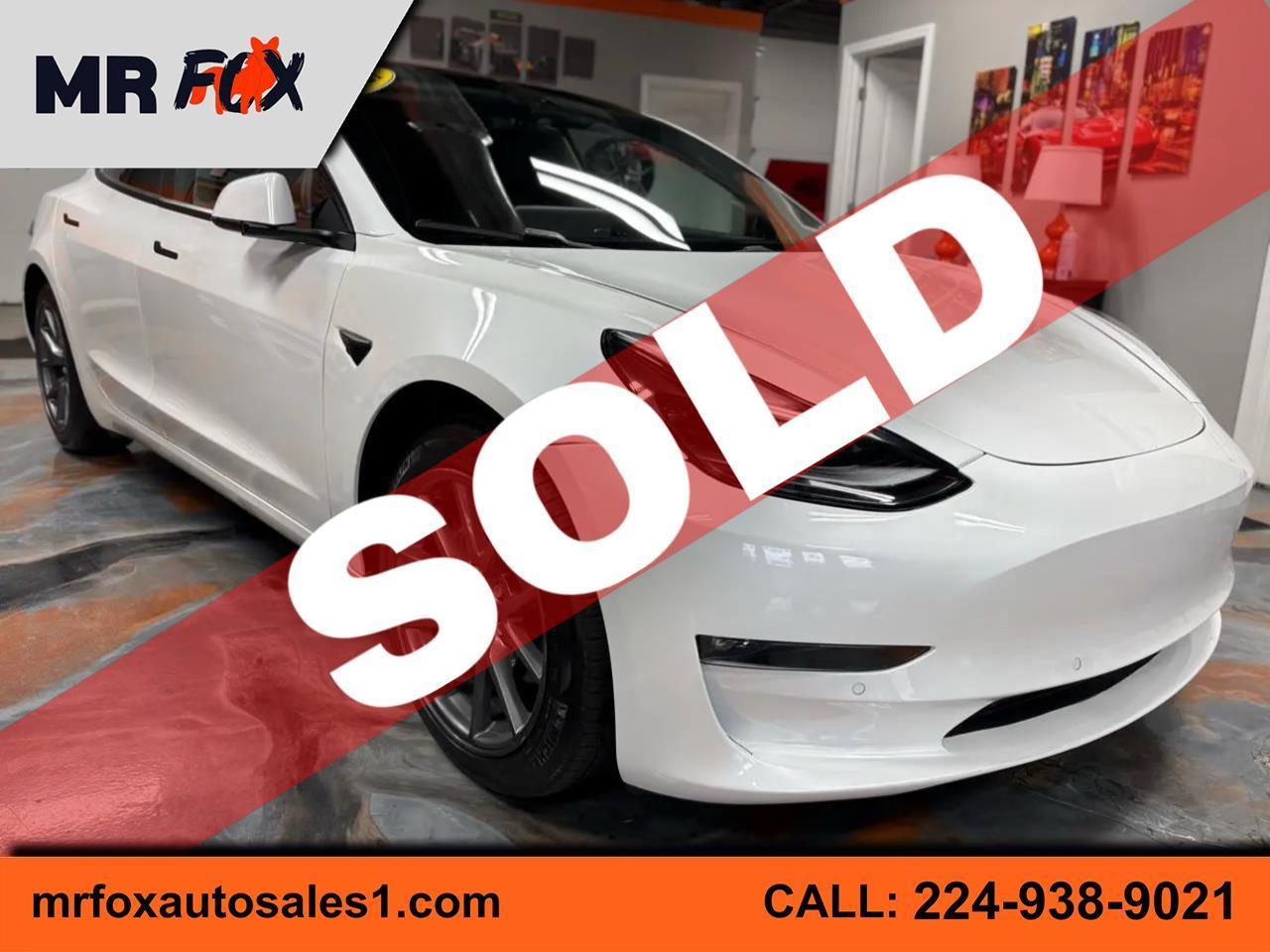 2021 Tesla Model 3 Standard Range Plus