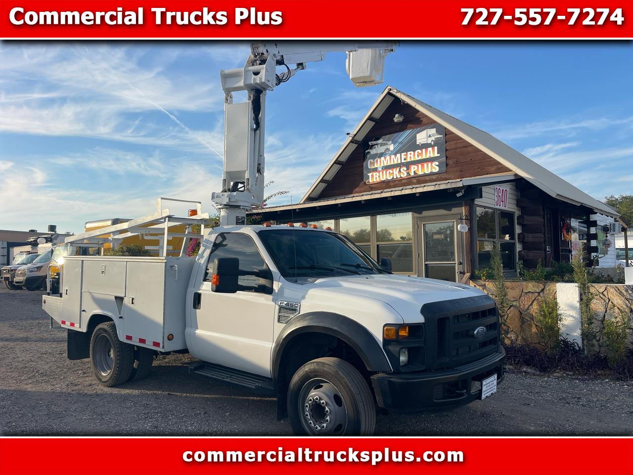 2008 Ford F-450 SD Altec-Center mount-35' Bucket
