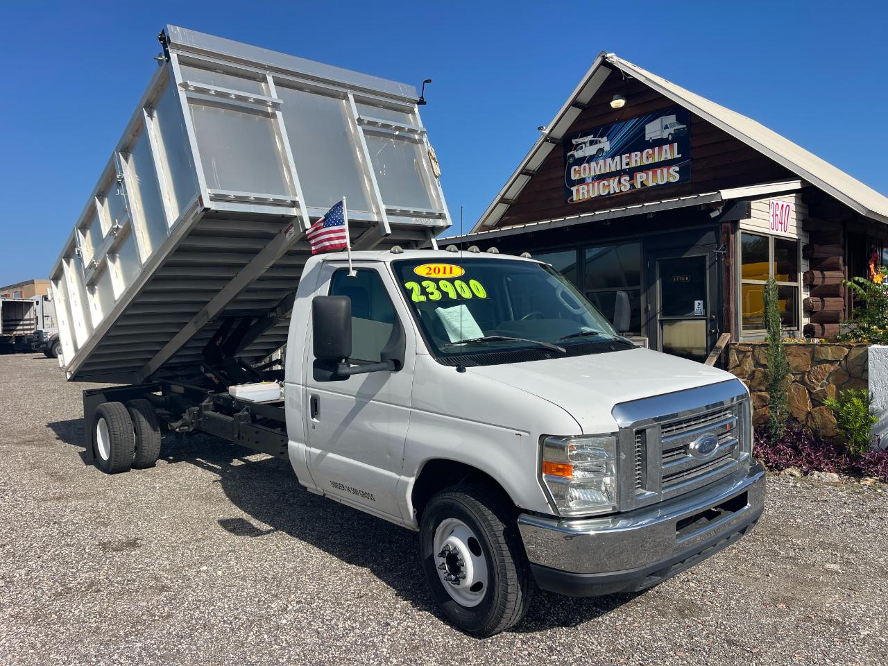 2011 Ford Econoline Commercial Cutaway Brand NEW 14' Alum. Dump Body & Hoist!