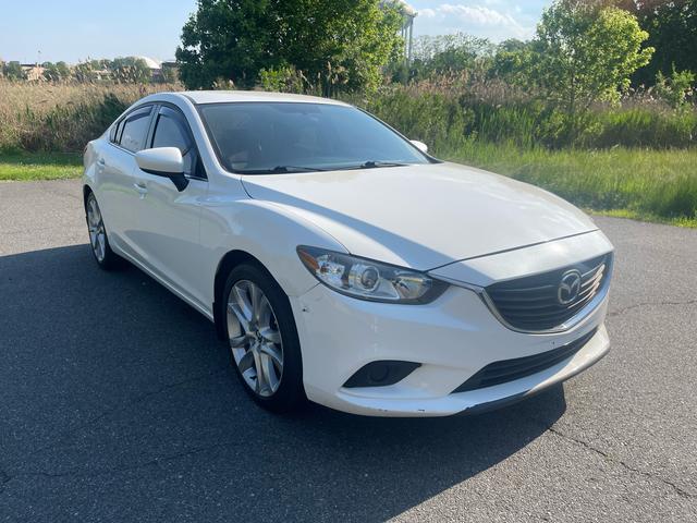 White 2015 Mazda MAZDA6 i Touring Sedan Front-Wheel Drive 6-Speed Automatic