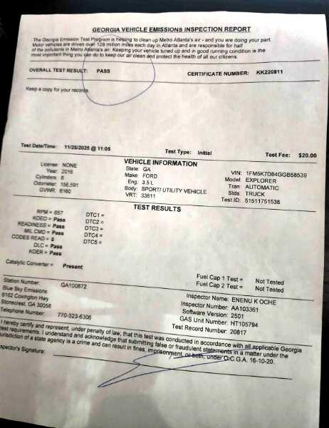 Ford Explorer XLT FWD 2016