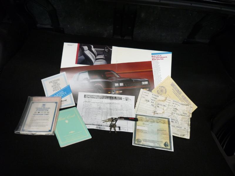 Chevrolet Monte Carlo 2dr Sport Coupe SS 1986