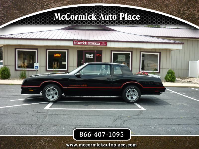 Chevrolet Monte Carlo 2dr Sport Coupe SS 1986