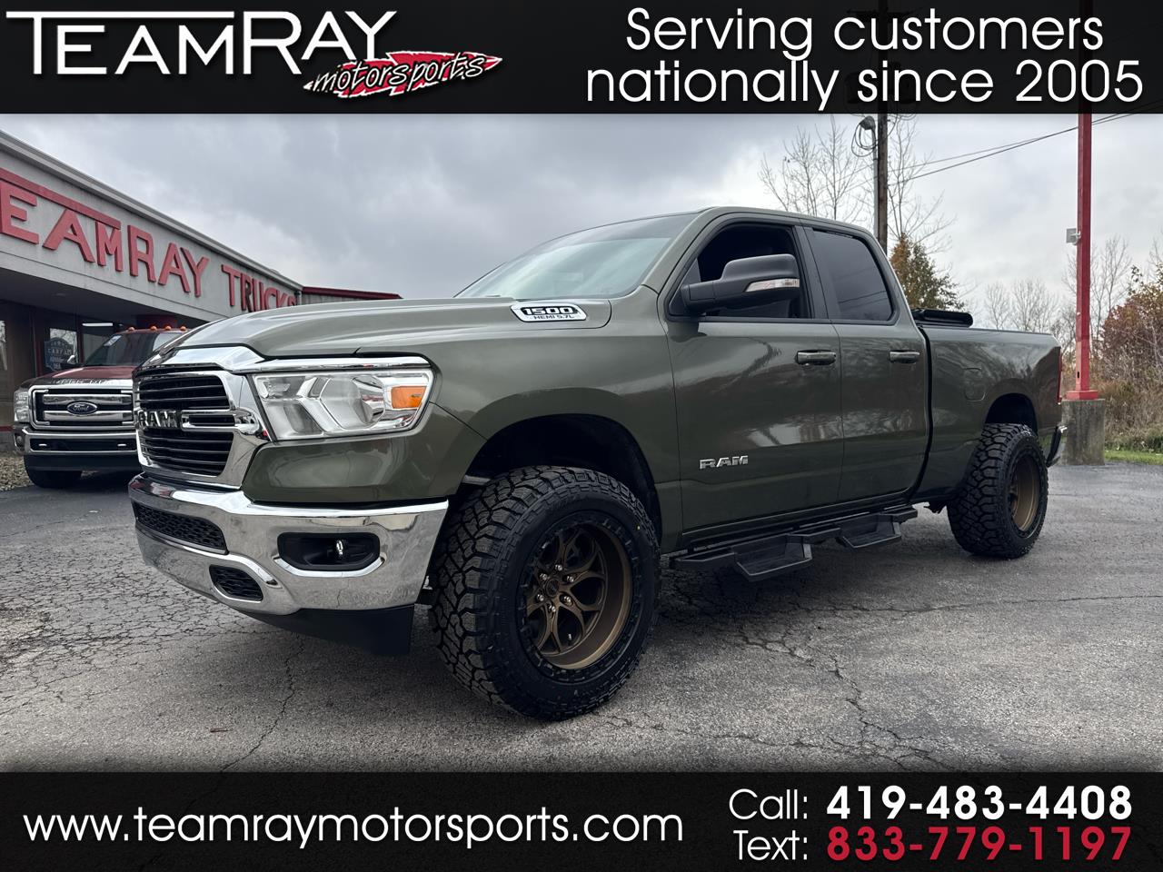 2021 RAM 1500 Big Horn 4x4 Quad Cab 6'4" Box