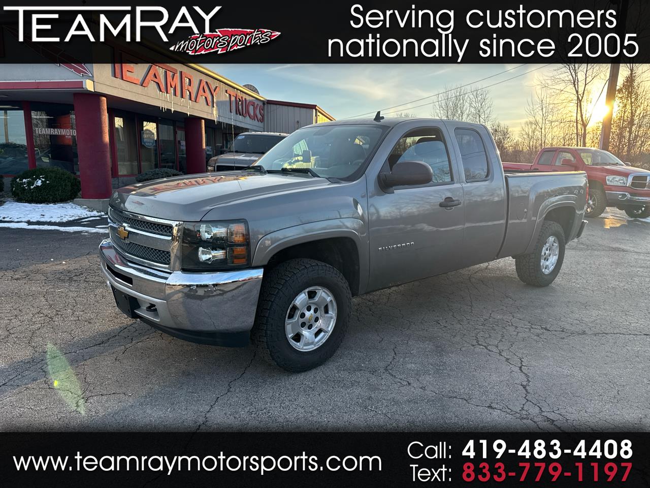 2013 Chevrolet Silverado 1500 4WD Ext Cab 143.5" LT