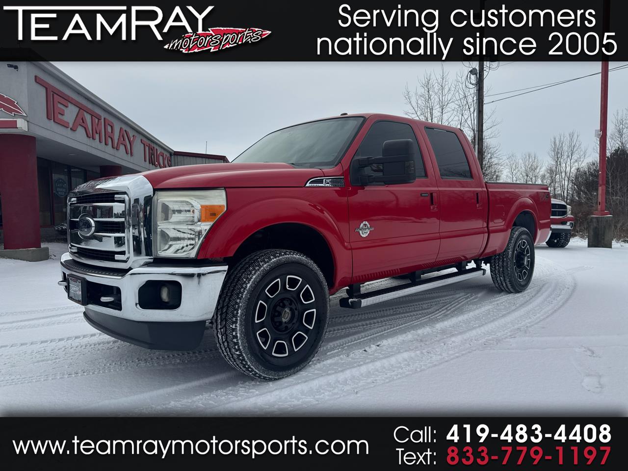 Ford Super Duty F-250 SRW 4WD Crew Cab 156" Lariat 2012
