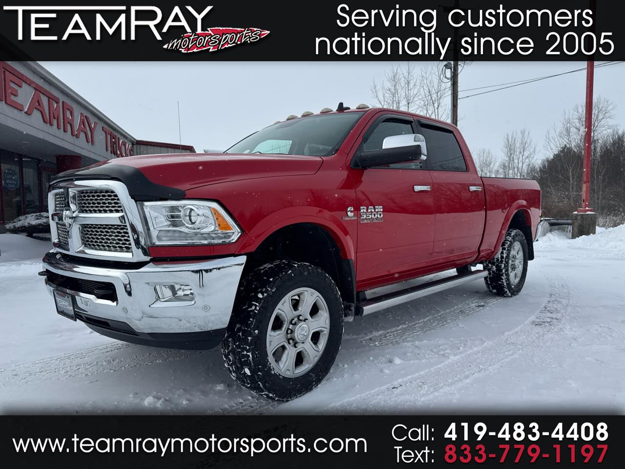 2016 RAM 3500 4WD Crew Cab 149" Laramie