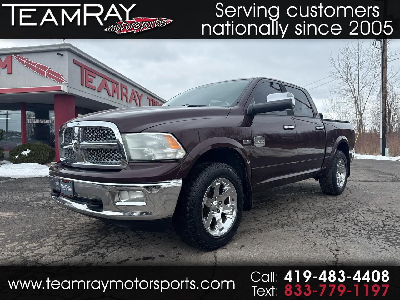 2012 RAM 1500 4WD Crew Cab 140.5" Laramie Longhorn
