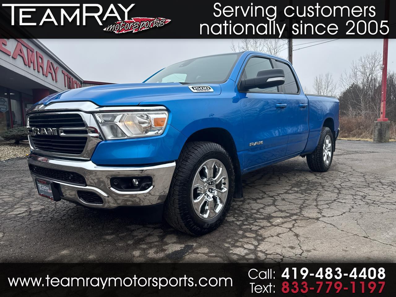 2021 RAM 1500 Big Horn 4x4 Quad Cab 6'4" Box