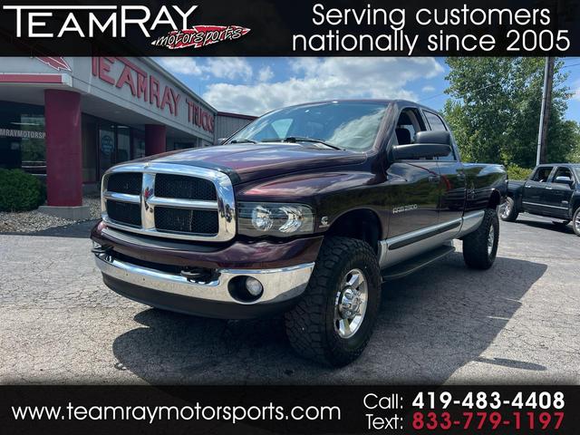 Red (Burgundy) 2005 Dodge RAM 2500 Pickup Truck Four-Wheel Drive Automatic