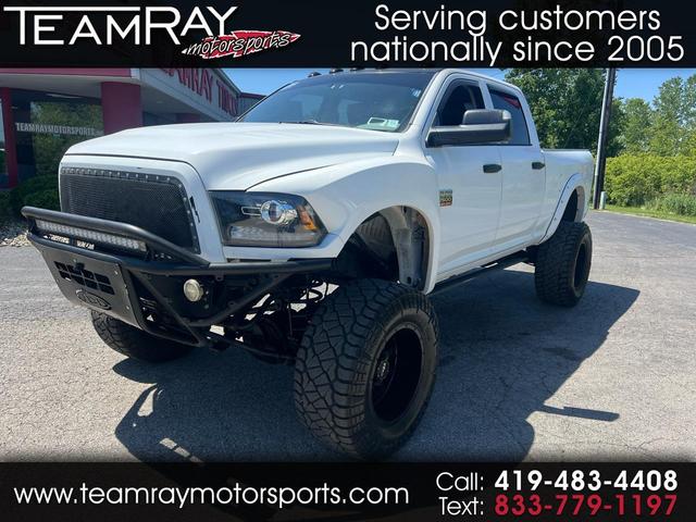 White 2012 RAM 2500 ST Crew Cab 4WD Pickup Truck Four-Wheel Drive Automatic