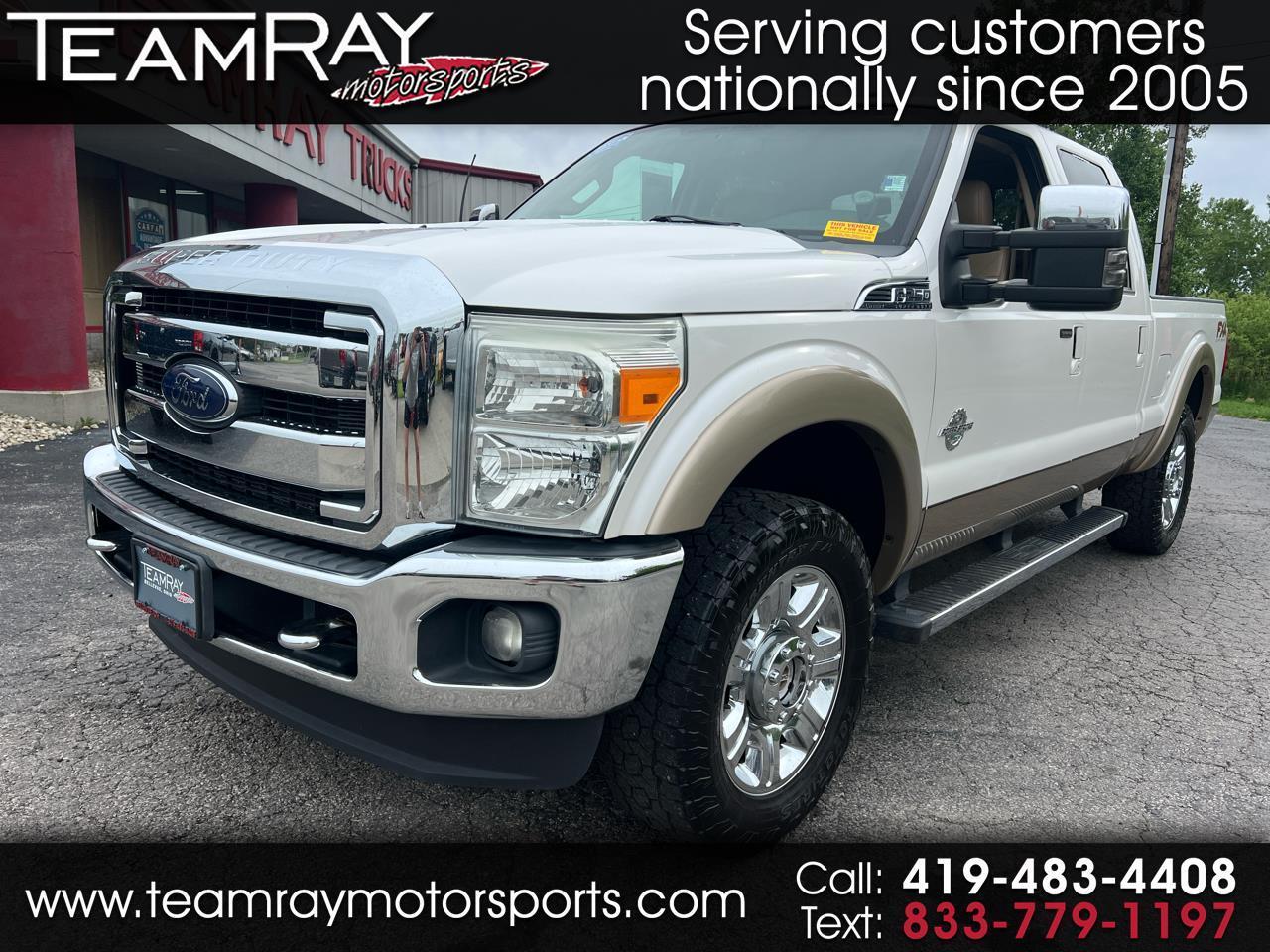 2013 Ford Super Duty F-250 SRW 4WD Crew Cab 156" Lariat