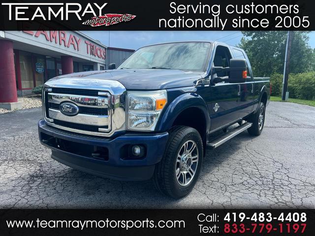 Blue 2012 Ford F-350 Super Duty Pickup Truck Four-Wheel Drive 6-Speed Automatic