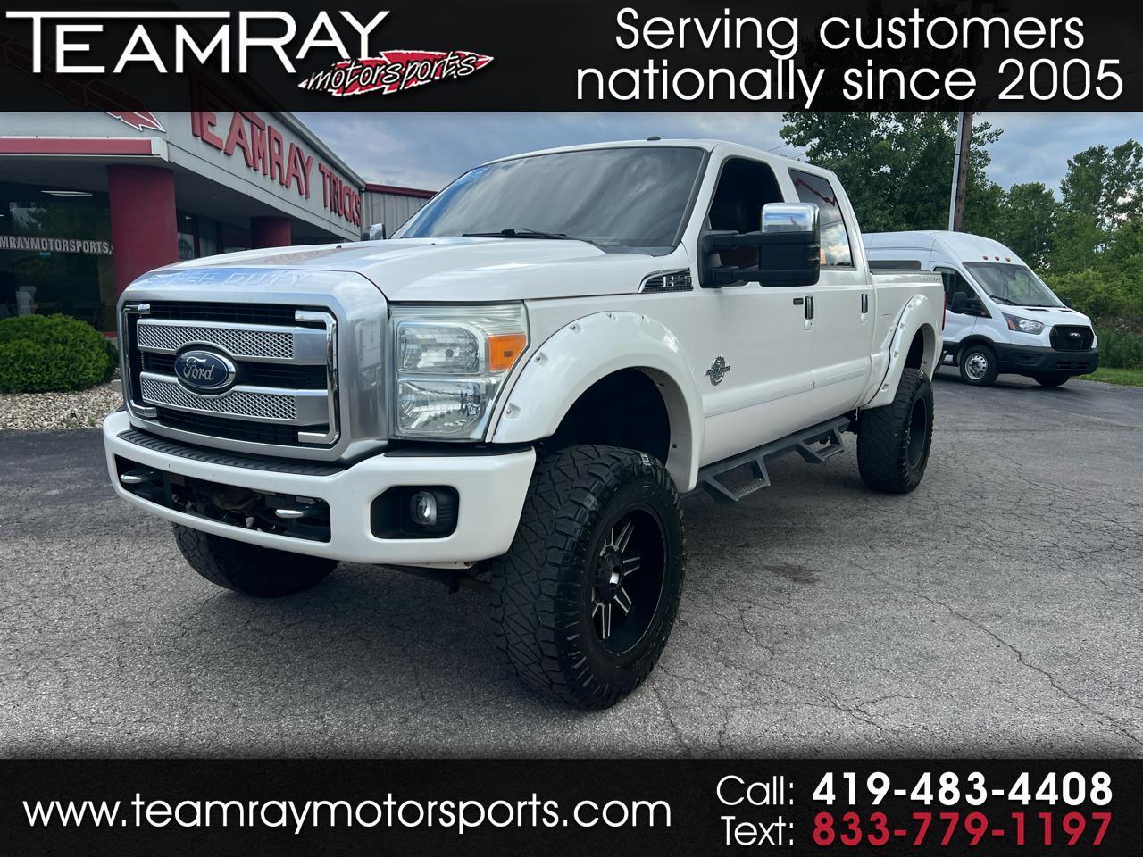 2015 Ford Super Duty F-250 SRW 4WD Crew Cab 156" Platinum